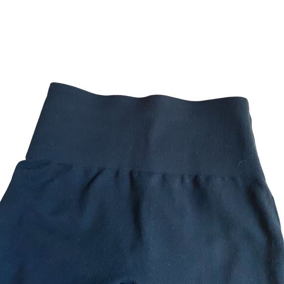 SPANX Ponte Knit Shaping Leggings Black Wide Waistband Women’s S - Picture 5 of 6